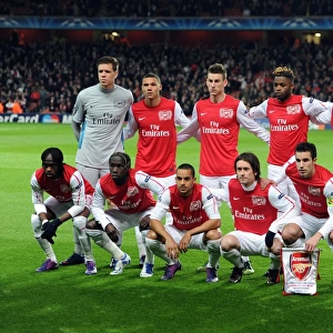 Arsenal team. Arsenal 3: 0 AC Milan. UEFA Champions League. 1st Knock Out Round, 2nd Leg