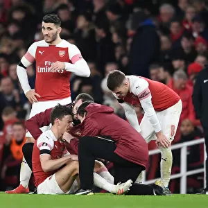 Arsenal v Manchester United: Koscielny Injured in FA Cup Clash