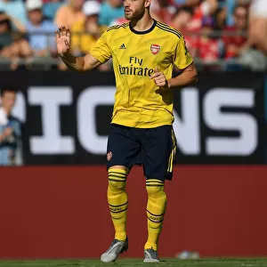 Arsenal vs. ACF Fiorentina: Calum Chambers in Pre-Season Action at the International Champions Cup, Charlotte 2019