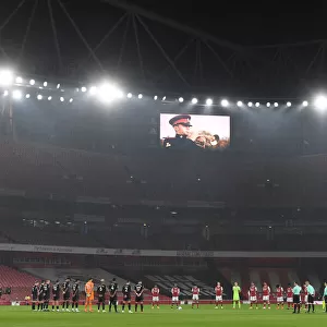 Arsenal vs. Aston Villa: Remembrance Day Tribute in Empty Emirates Stadium, Premier League 2020-21