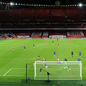 Arsenal vs Chelsea: Martinelli's Shot Saved by Mendy in Premier League Clash (2020-21)