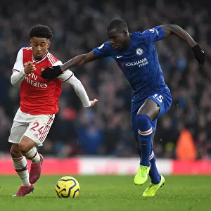 Arsenal vs. Chelsea: Reiss Nelson Fouls by Kurt Zouma in Intense Premier League Clash (2019-20)