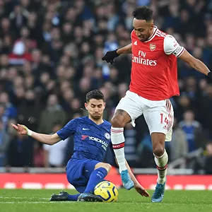 Arsenal vs. Chelsea Showdown: Aubameyang vs. Jorginho - A Premier League Battle at the Emirates (December 2019)