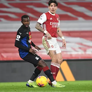 Arsenal vs Crystal Palace: Hector Bellerin in Action at Empty Emirates Stadium, Premier League 2020-21