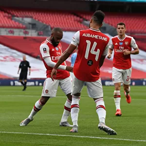 Arsenal vs Manchester City - Aubameyang and Lacazette Score in FA Cup Semi-Final Thriller