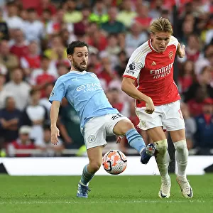 Arsenal vs Manchester City: Odegaard Faces Silva in Premier League Showdown (2023-24)