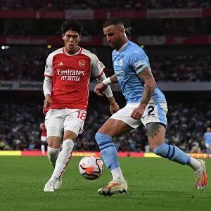 Arsenal vs Manchester City: Tomiyasu vs Walker Clash in the Premier League (2023-24)