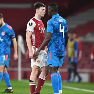 Arsenal vs Olympiacos: Tierney Clashes in Empty Europa League Match, London, 2021
