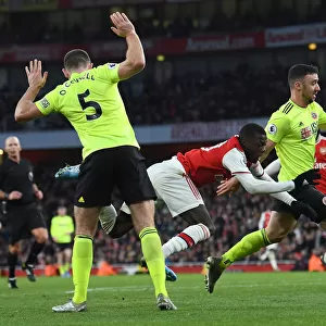 Arsenal vs Sheffield United: Pepe Faces Off Against Defenders