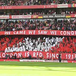 Arsenal vs. Tottenham: Passionate Fans Gather at Emirates Stadium for Premier League Showdown (2022-23)