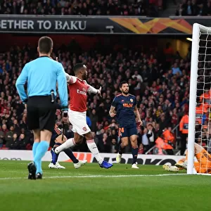 Arsenal vs Valencia: Alex Lacazette Scores in Europa League Semi-Final First Leg