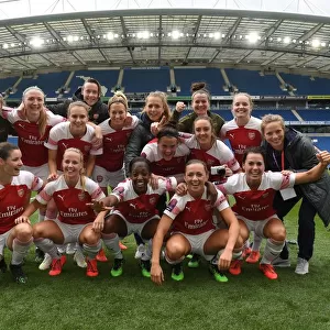 Arsenal Women Celebrate FA WSL Title Victory