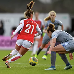 Arsenal Women Take on Everton Women in Barclays Super League Clash at Meadow Park (2023-24)