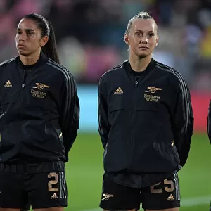 Arsenal Women Ready for Battle against Ajax in UEFA Champions League: Stina Blackstenius and Rafaelle Souza Focused and Determined