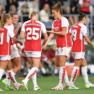 Arsenal Women Triumph: Stina Blackstenius Scores Third Goal vs. Linkopings FC in UEFA Women's Champions League
