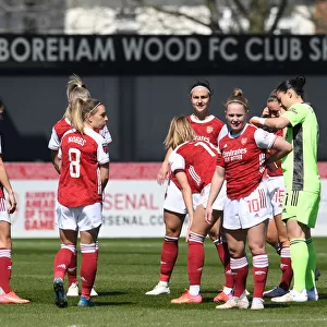 Arsenal Women vs Brighton: FA WSL Match in Empty Stands (April 2021)