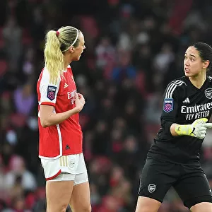 Arsenal Women vs Chelsea Women: Intense Moment at Emirates Stadium (2023-24)
