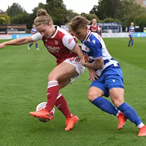 Arsenal Women vs Reading Women: Kim Little Shields the Ball in FA WSL Clash