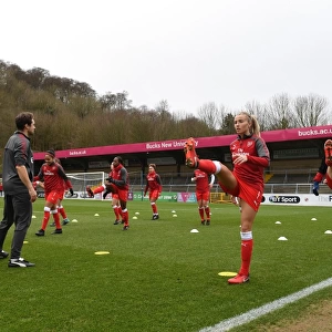 Arsenal Women Warm Up Ahead of Reading FC Clash in WSL