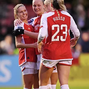 Arsenal Women's Football: Frida Maanum's Hat-Trick Secures Victory Against Brighton & Hove Albion (2023-24)