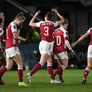 Arsenal Women's Historic Empty-Stadium Victory: Lotte Wubben-Moy Scores Second Goal Against Manchester United