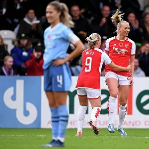 Arsenal Women's Stina Blackstenius Scores Brace in Thrilling Barclays WSL Victory Over Manchester City