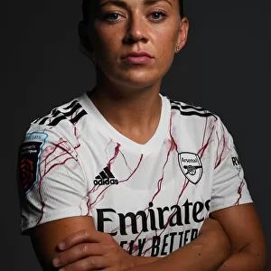 Arsenal Women's Team 2020-21: Katie McCabe at Arsenal Womens Photocall