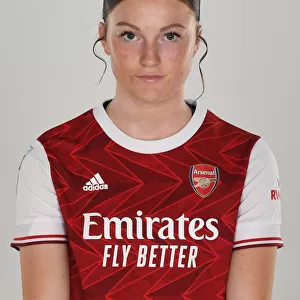 Arsenal Women's Team 2020-21: Ruby Mace at Arsenal Women's Photocall