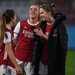 Arsenal Women's Triumph: Evans, Roord, and Miedema Celebrate Victory