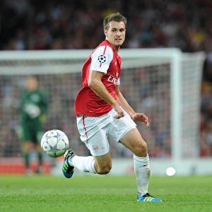 Arsenal's Aaron Ramsey in Action: Arsenal vs. Udinese, 2011-12 UEFA Champions League Play-Off
