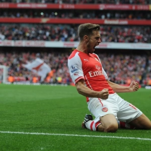 Arsenal's Aaron Ramsey Scores His Second Goal Against Crystal Palace (2014/15): The Emirates Thriller