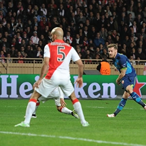 Season 2014-15 Framed Print Collection: Monaco v Arsenal 2014/15