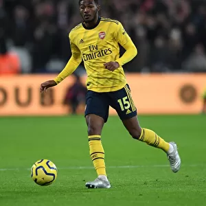 Arsenal's Ainsley Maitland-Niles in Action against West Ham United - Premier League 2019-20
