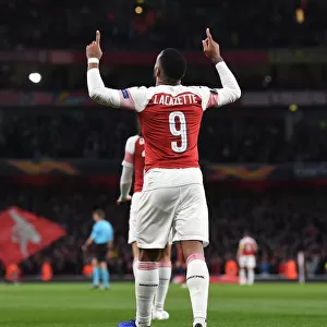 Arsenal's Alex Lacazette Scores in Europa League Semi-Final vs Valencia