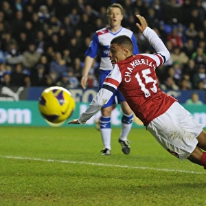 Arsenal's Alex Oxlade-Chamberlain in Action against Reading (2012-13)
