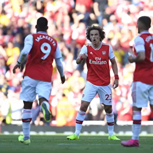 Arsenal's Alexis Lacazette and David Luiz Celebrate First Goal Against Tottenham in 2019-20 Premier League