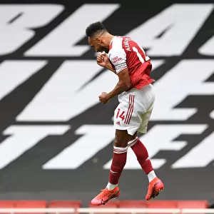 Arsenal's Aubameyang Scores Third Goal in Arsenal's Victory over Watford (2019-20)