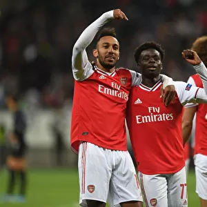 Arsenal's Aubameyang Scores Third Goal vs. Eintracht Frankfurt in Europa League (September 19, 2019)