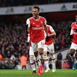 Arsenal's Aubameyang Scores Hat-trick vs Everton in Premier League: Arsenal FC 3-2 Everton FC, 2019-2020