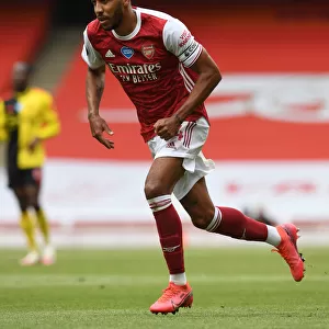Arsenal's Aubameyang Shines in Arsenal FC vs. Watford FC Premier League Clash (2019-20)