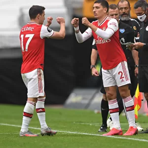Arsenal's Bellerin Replaces Injured Soares Against Wolverhampton Wanderers (2019-20)