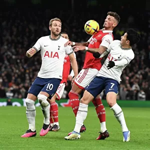 Arsenal's Ben White Faces Off Against Tottenham's Harry Kane and Son Heung-Min in Premier League Clash