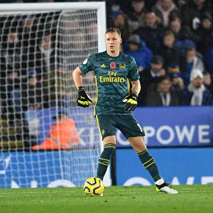 Arsenal's Bernd Leno in Action at Leicester City Premier League Clash (2019-20)