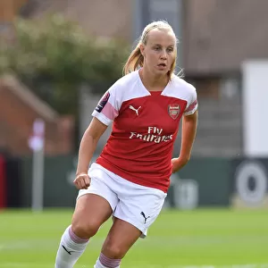 Arsenal's Beth Mead in Action: Arsenal Women vs West Ham United Women