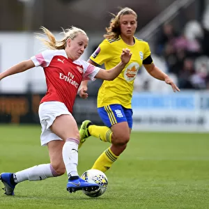 Arsenal's Beth Mead: A Star Player in Action against Birmingham Ladies