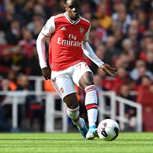 Arsenal's Bukayo Saka in Action: Arsenal vs AFC Bournemouth, Premier League 2019-20