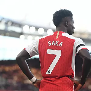 Arsenal's Bukayo Saka in Action: Arsenal vs Burnley (2023-24)