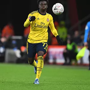 Arsenal's Bukayo Saka in Action: FA Cup Clash Against AFC Bournemouth