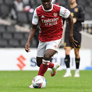 Arsenal's Bukayo Saka in Action: MK Dons Pre-Season Friendly (2020-21)