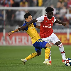 Arsenal's Bukayo Saka in Action: Pre-Season Friendly vs Colorado Rapids (2019-20)